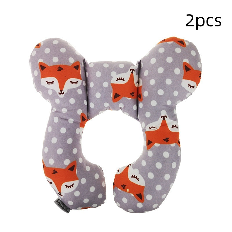 Infant Pillow  Baby Bed  U-Shaped Safety Seat  Neck Guard  Fixed Stereotyped Stroller Pillow